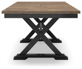 Wildenauer Brown/Black Dining Table with 2 Chairs and Bench from Ashley Furniture - Luna Furniture