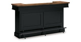 Wildenauer Brown/Black 78" Bar from Ashley Furniture - Luna Furniture