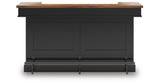 Wildenauer Brown/Black Bar Table and 2 Barstools from Ashley - Luna Furniture