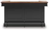 Wildenauer Brown/Black Bar Table and 2 Barstools from Ashley - Luna Furniture