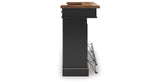 Wildenauer Brown/Black Bar Table and 2 Barstools from Ashley - Luna Furniture