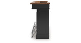Wildenauer Brown/Black Bar Table and 2 Barstools from Ashley - Luna Furniture