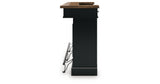 Wildenauer Brown/Black 78" Bar from Ashley Furniture - Luna Furniture