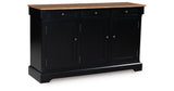 Wildenauer Brown/Black Dining Buffet from Ashley - Luna Furniture