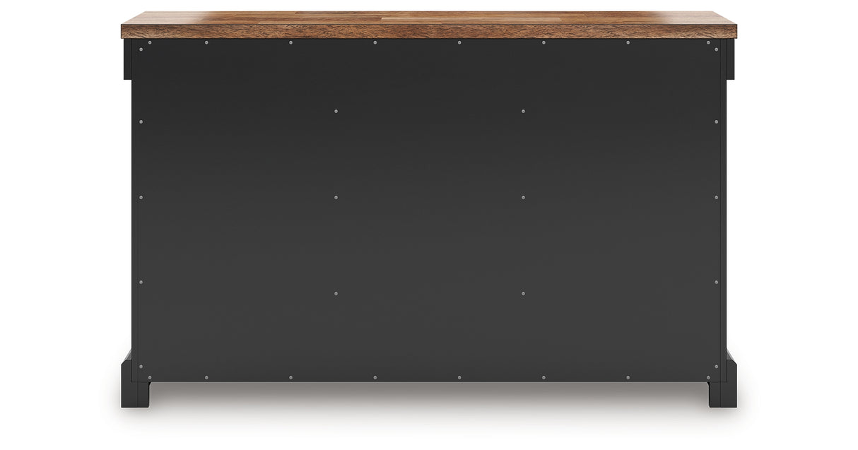Wildenauer Brown/Black Dining Buffet from Ashley - Luna Furniture