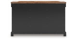 Wildenauer Brown/Black Dining Buffet from Ashley - Luna Furniture