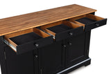 Wildenauer Brown/Black Dining Buffet from Ashley - Luna Furniture