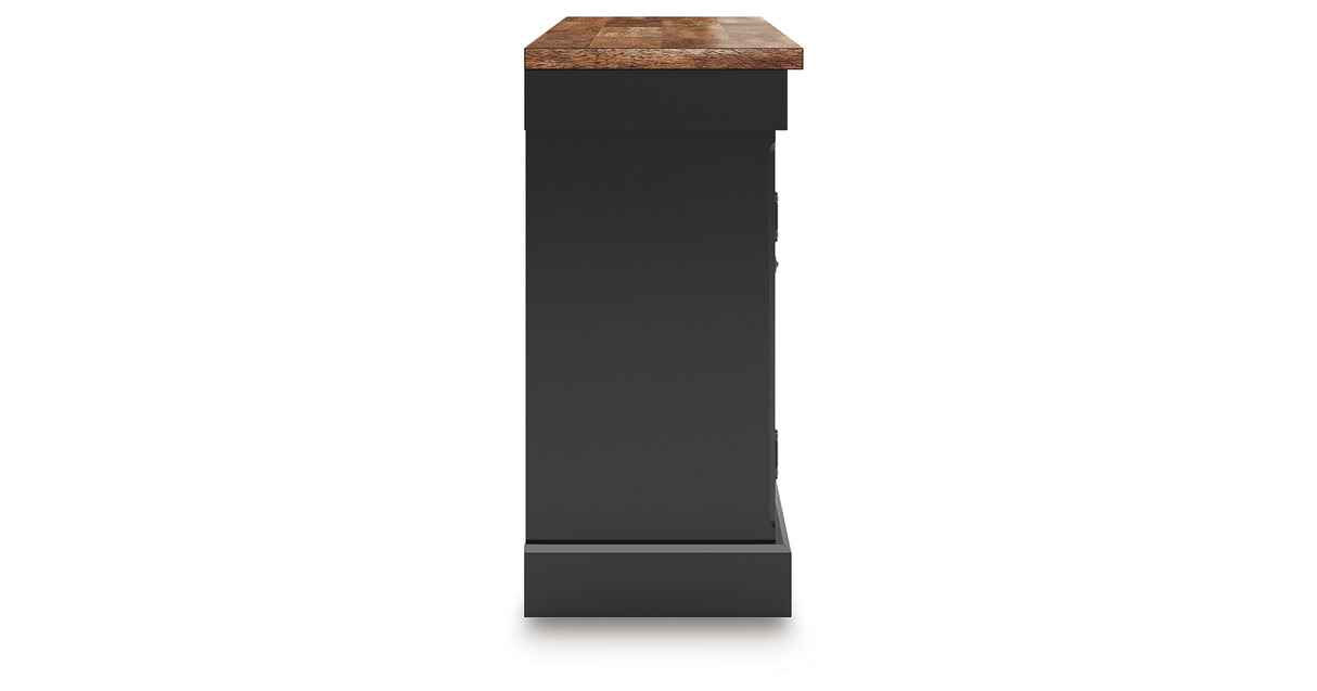 Wildenauer Brown/Black Dining Buffet from Ashley - Luna Furniture