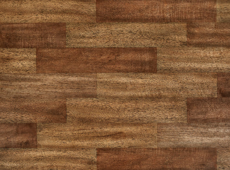 Wildenauer Brown/Black 78" Bar from Ashley Furniture - Luna Furniture