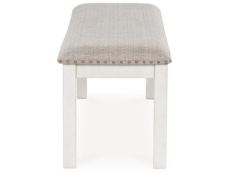 Robbinsdale Antique White 48" Dining Bench from Ashley Furniture - Luna Furniture