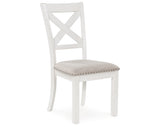 Robbinsdale Antique White Dining Chair, Set of 2 from Ashley Furniture - Luna Furniture