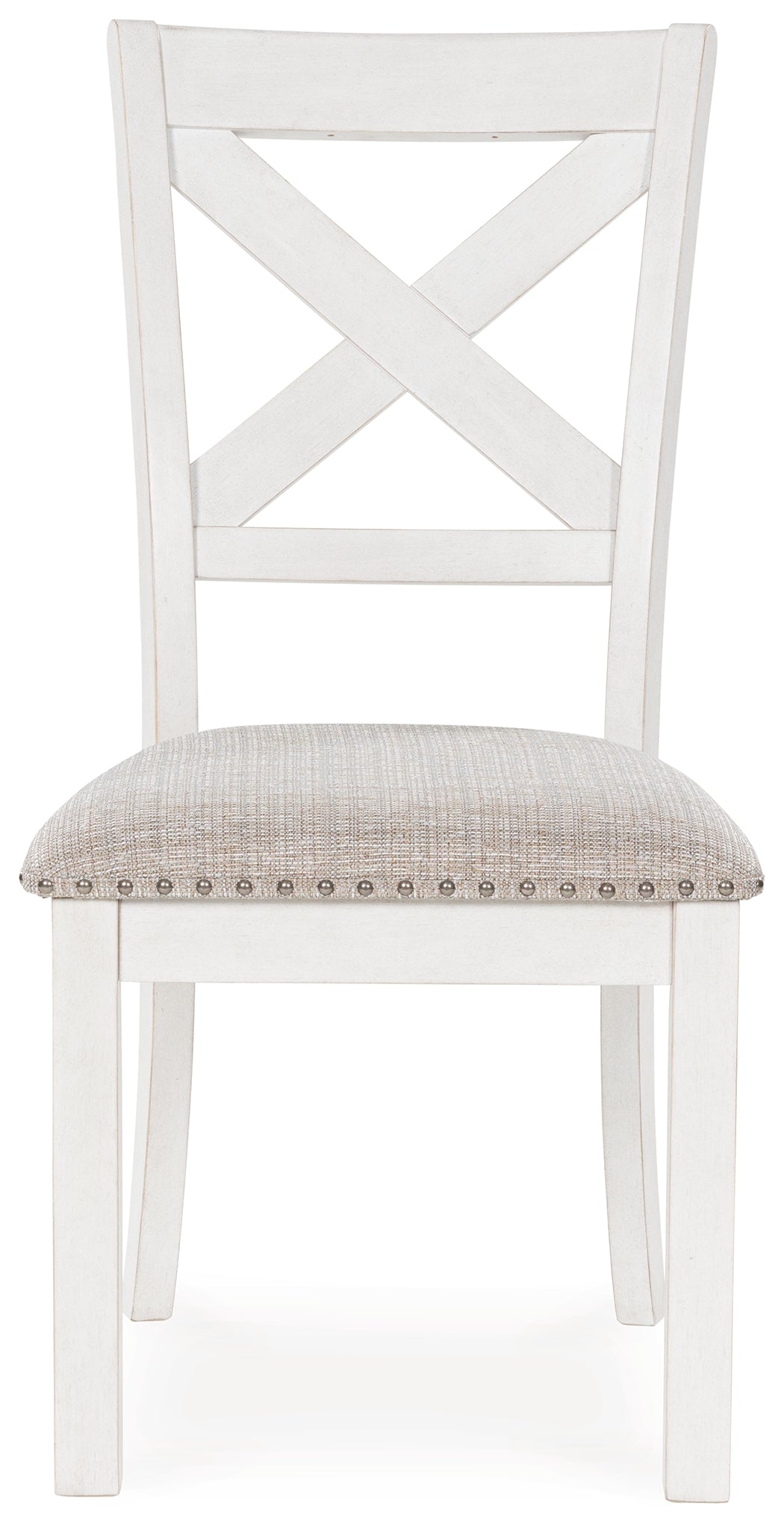Robbinsdale Dining Table and 8 Chairs in Antique White from Ashley Furniture - Luna Furniture