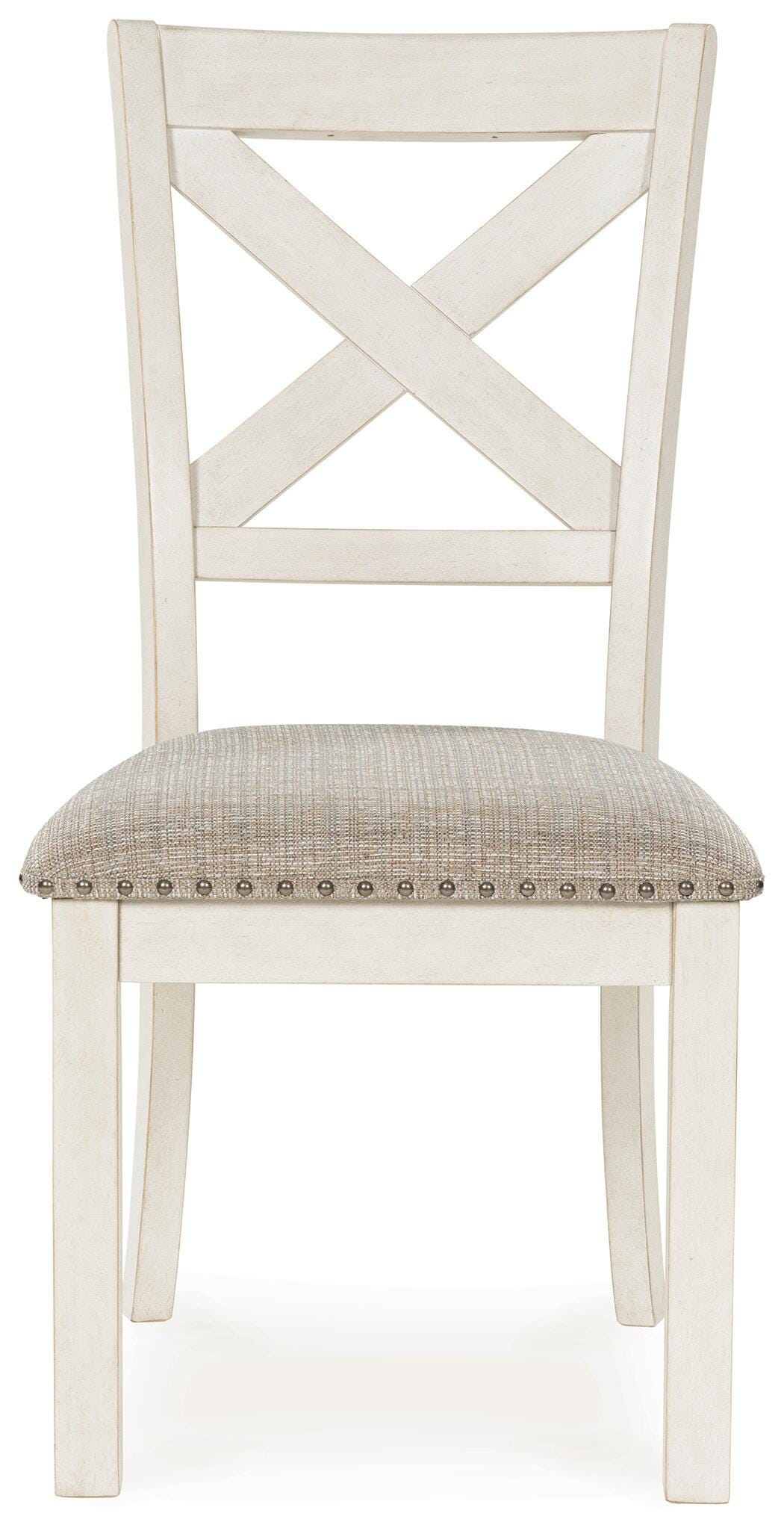 Robbinsdale Dining Table and 6 Chairs and Bench in Antique White from Ashley - Luna Furniture