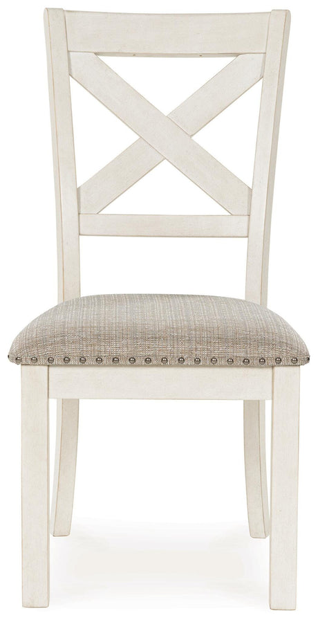 Robbinsdale Dining Table and 6 Chairs and Bench in Antique White from Ashley - Luna Furniture