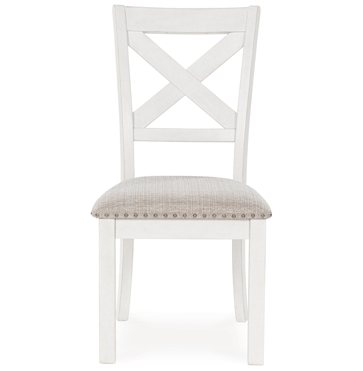 Robbinsdale Antique White Dining Chair, Set of 2 from Ashley Furniture - Luna Furniture