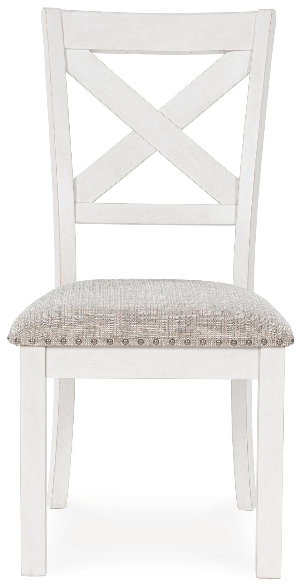 Robbinsdale Dining Table and 4 Chairs in Antique White from Ashley - Luna Furniture