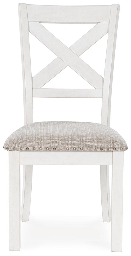 Robbinsdale Dining Table and 4 Chairs in Antique White from Ashley - Luna Furniture