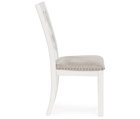 Robbinsdale Antique White Dining Chair, Set of 2 from Ashley - Luna Furniture