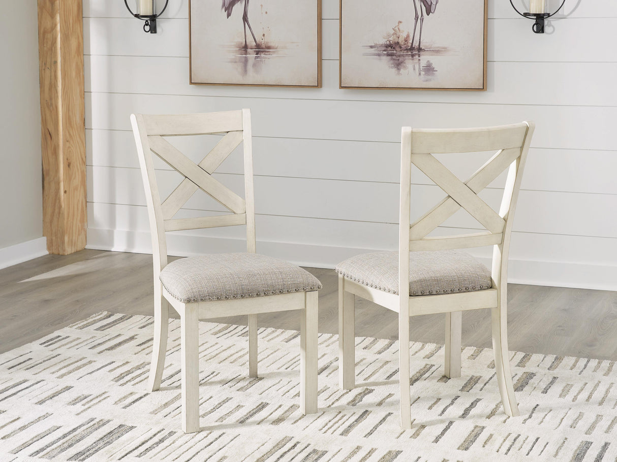 Robbinsdale Antique White Dining Chair, Set of 2