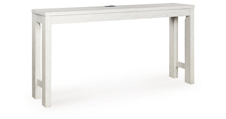Robbinsdale Antique White Counter Height Dining Table and 3 Barstools Set from Ashley Furniture - Luna Furniture