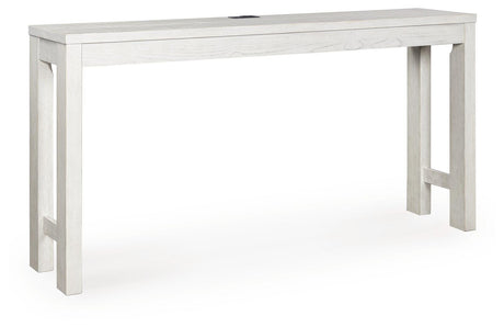 Robbinsdale Antique White Counter Height Dining Table and 3 Barstools Set from Ashley Furniture - Luna Furniture