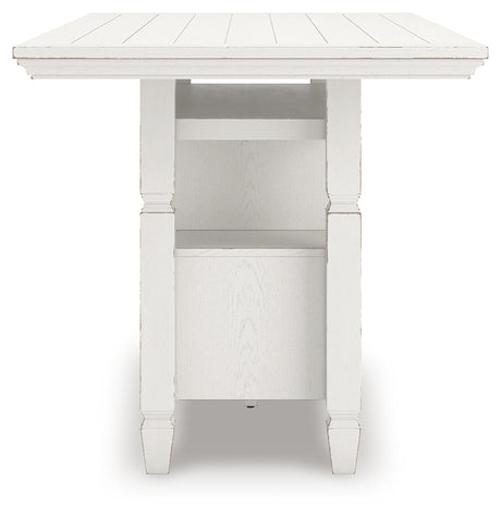 Robbinsdale Antique White 5-Piece Counter Height Set from Ashley - Luna Furniture