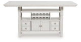 Robbinsdale Antique White Counter Height Dining Table from Ashley - Luna Furniture