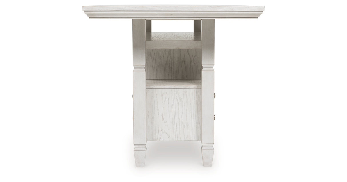 Robbinsdale Antique White Counter Height Dining Table from Ashley - Luna Furniture