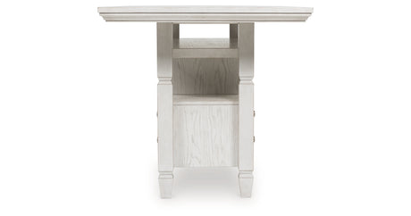 Robbinsdale Antique White Counter Height Dining Table from Ashley Furniture - Luna Furniture
