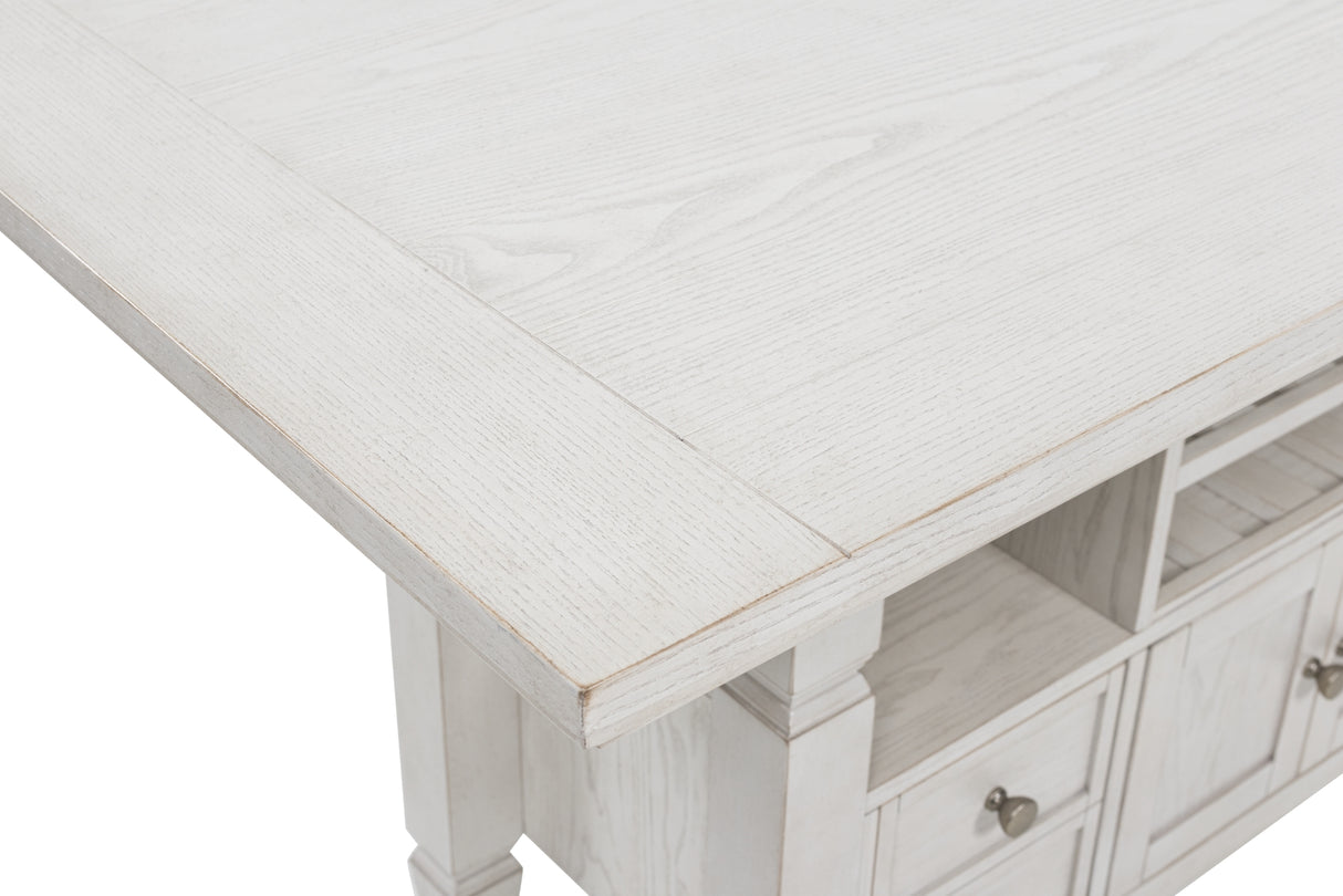 Robbinsdale Antique White Counter Height Dining Table from Ashley - Luna Furniture
