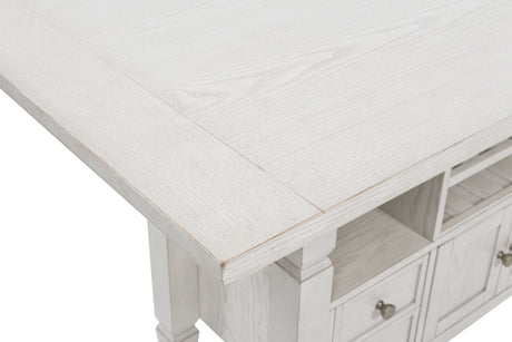 Robbinsdale Antique White Counter Height Dining Table from Ashley Furniture - Luna Furniture