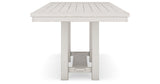Robbinsdale Antique White Counter Height Dining Extension Table from Ashley Furniture - Luna Furniture