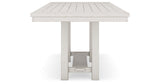Robbinsdale Counter Height Dining Table and 2 Barstools and Bench in Antique White from Ashley - Luna Furniture