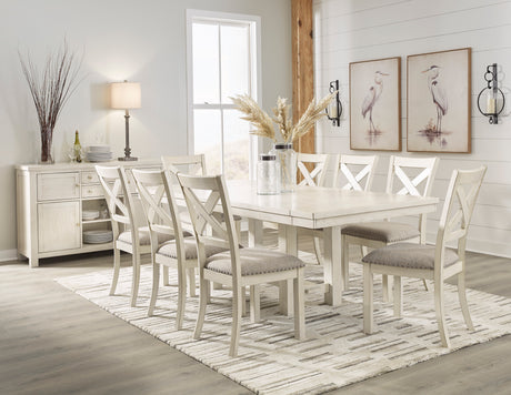 Robbinsdale Antique White Extendable Dining Room Set from Ashley - Luna Furniture