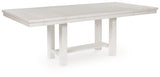 Robbinsdale Dining Table and 8 Chairs in Antique White from Ashley Furniture - Luna Furniture