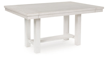 Robbinsdale Dining Table and 4 Chairs in Antique White from Ashley - Luna Furniture
