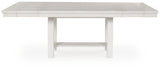 Robbinsdale Dining Table and 6 Chairs and Bench in Antique White from Ashley - Luna Furniture