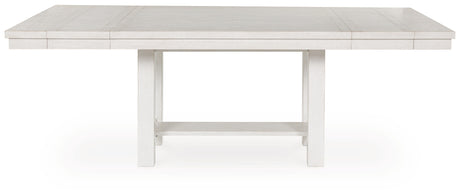 Robbinsdale Dining Table and 4 Chairs in Antique White from Ashley - Luna Furniture