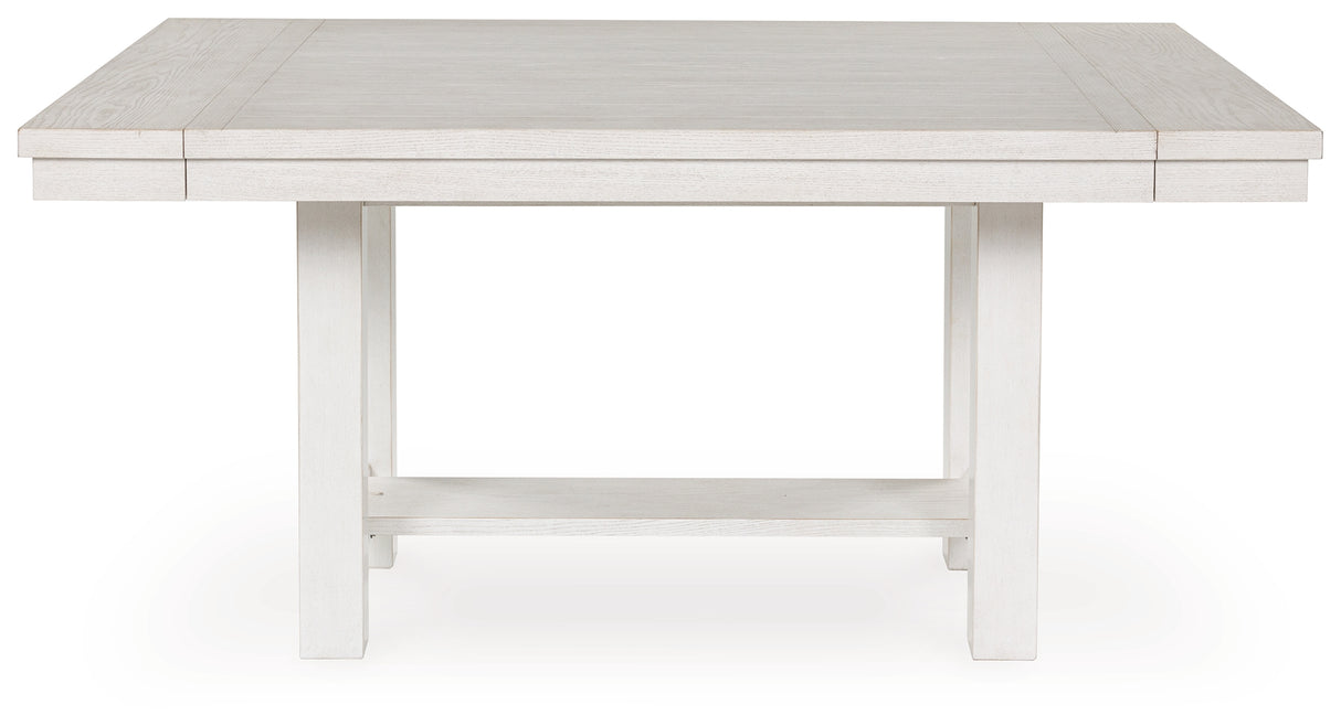 Robbinsdale Dining Table and 8 Chairs in Antique White from Ashley Furniture - Luna Furniture