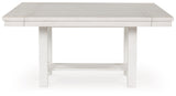 Robbinsdale Dining Table and 8 Chairs in Antique White from Ashley Furniture - Luna Furniture
