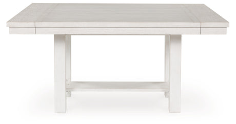 Robbinsdale Dining Table and 4 Chairs in Antique White from Ashley - Luna Furniture