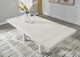 Robbinsdale Antique White Dining Extension Table from Ashley - Luna Furniture