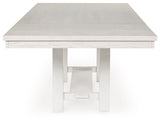 Robbinsdale Dining Table and 8 Chairs in Antique White from Ashley Furniture - Luna Furniture