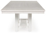 Robbinsdale Dining Table and 4 Chairs and Bench in Antique White from Ashley Furniture - Luna Furniture