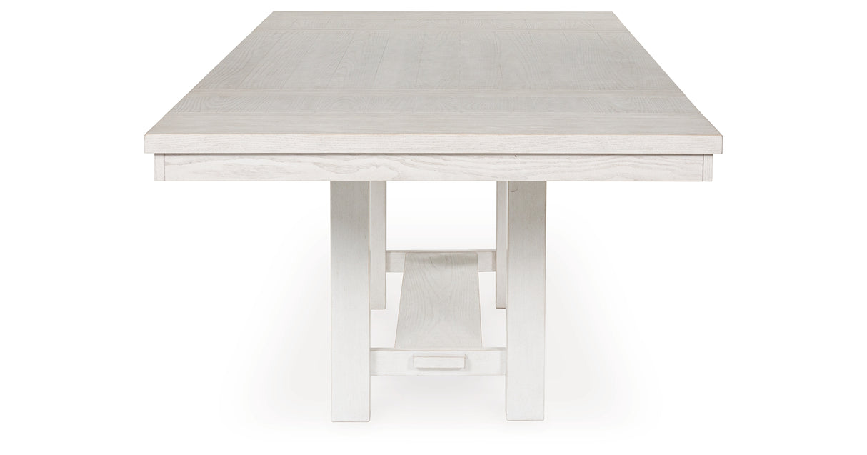 Robbinsdale Antique White Dining Extension Table from Ashley - Luna Furniture