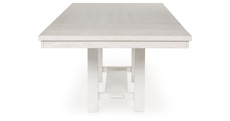 Robbinsdale Dining Table and 4 Chairs in Antique White from Ashley - Luna Furniture