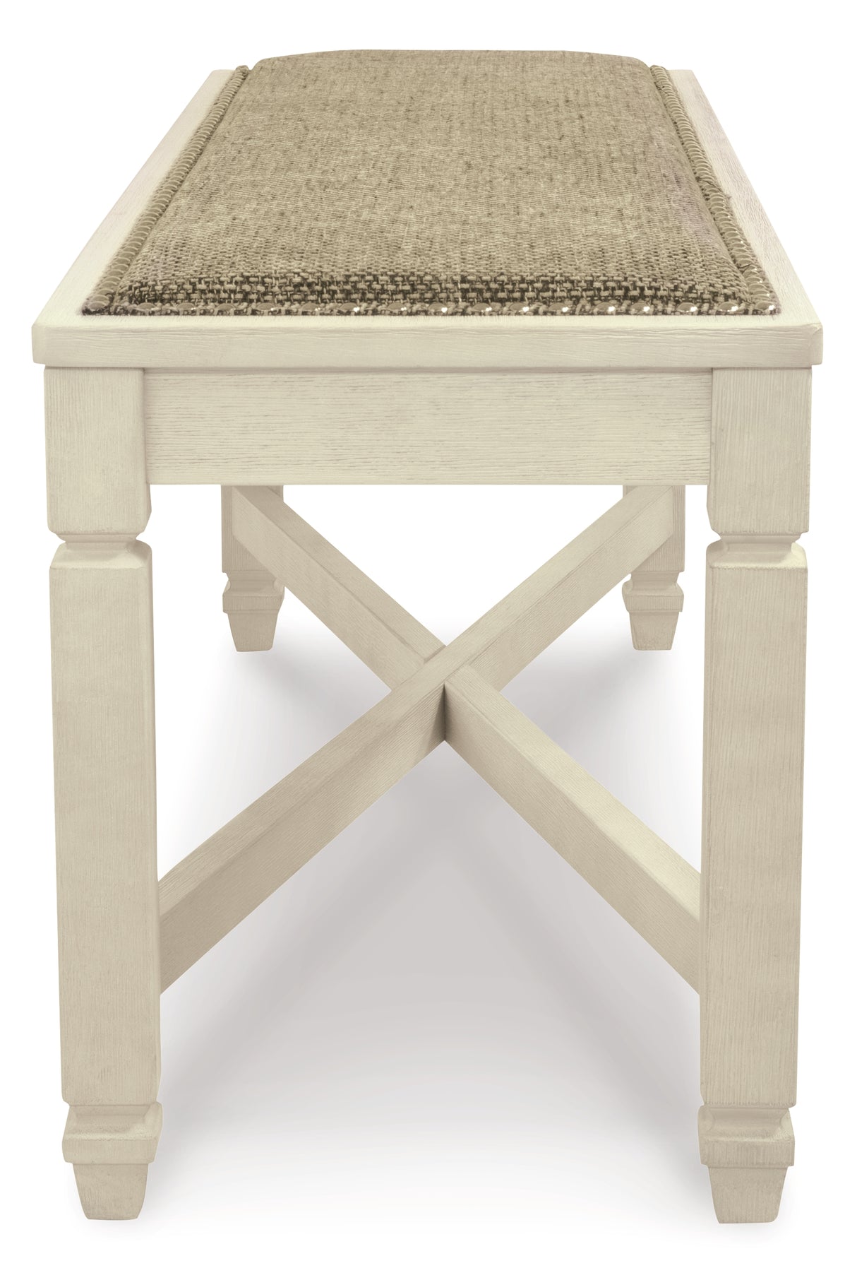 Bolanburg Antique White Dining Table with 2 Chairs and 2 Benches from Ashley - Luna Furniture