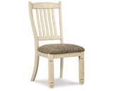 Bolanburg Dining Table and 4 Chairs and Bench in Two-tone from Ashley Furniture - Luna Furniture