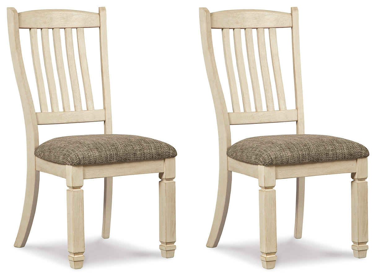Bolanburg Antique White Dining Table and 8 Chairs from Ashley Furniture - Luna Furniture