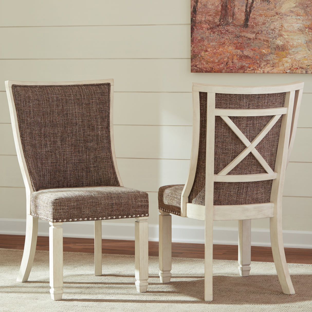 Bolanburg Two-tone Dining Chair, Set of 2 from Ashley Furniture - Luna Furniture